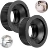 Siphon rubber sleeve, 2 pieces, made of rubber, NW 30/50,