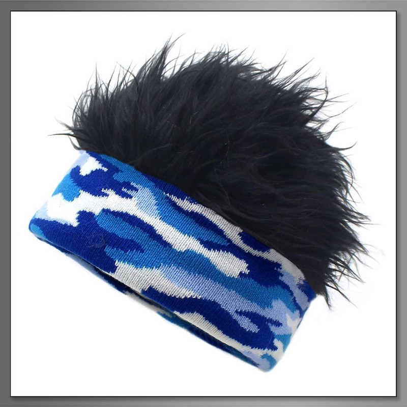 Buzz Selection CAP957 Hat, Knit Hat, Camouflage, Fur Design, Skiing,