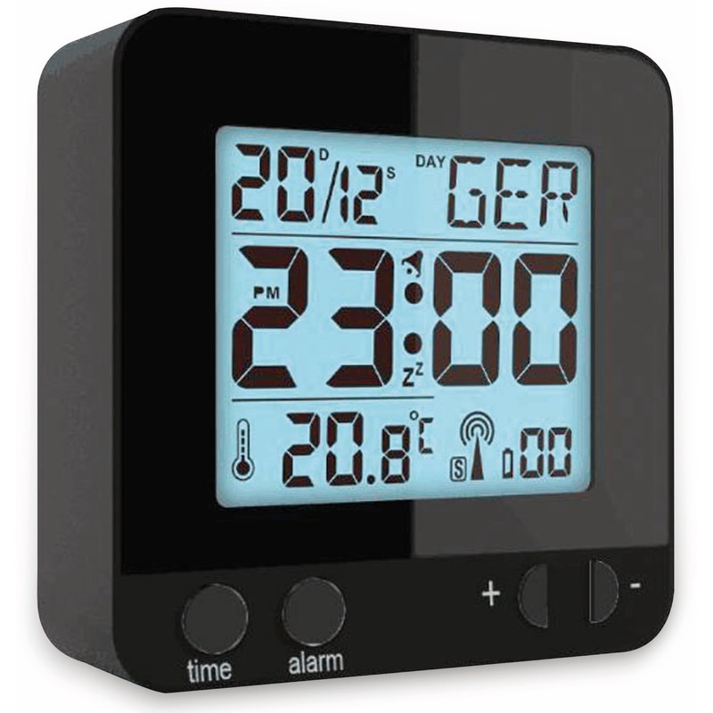 Technoline WT 235 Radio Alarm Clock DCF77 with Large LCD