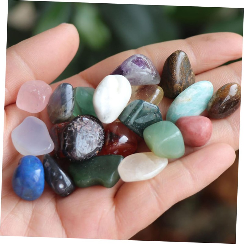 FUNOMOCYA 2 Boxes Natural Ore Stones Crystal Minerals Specimens Learning