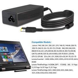 65W Lenovo Laptop Charger, SUNMACOOLA 20V 3.25A Ac Adapter Compatible with Lenovo Ideapad Yoga 2/11 / 11s / 13/2