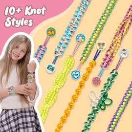 ZMMB Friendship Bracelet Making Kit Craft - Arts and Crafts for Kids Ages 8-12 String Bracelets Maker Craft - Best Birthday Gifts for Girl 7 9 10 11 13 Years Old 8-10 yr Old Ideas Gift Toys