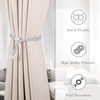 Dalababa 2 Pair Curtain Tie Backs Rope, Polyester Hand-Woven Drapery