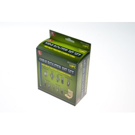 SE 10-Piece Mini Router Bits Set for Dremel Tools - 82210RB