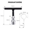MOGADEE® Screw Hooks White, Hooks for Screwing 20 Pieces Ceiling