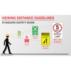 Disabled ramp access only "arrow left" - parking sign -