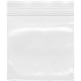 Plymor 2.5" x 2.5" (Pack of 100), 4 Mil Heavy Duty Zipper Reclosable Plastic Bags