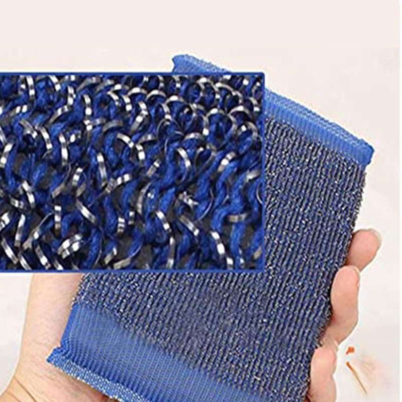 Scrubber Sponge Dish Washing Stainless Steel Scrubber Sink Sponge Burnt