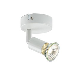 Knightsbridge 230V GU10 Single Spotlight-White