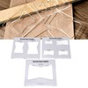 Woodworking Fr?sschablon, Transparent Instructions for Creating Butterfly Inlay Stencils, 3-Piece