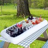Inflatable Ice Serving Buffet Bar with Drain Plug - BBQ