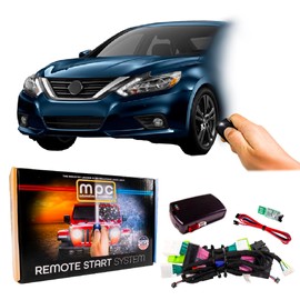 MPC Factory Remote Activated Remote Start Kit Compatible with 2013-2018 Nissan Altima - Push-to-Start - Plugin T-Harness - Firmware Preloaded - USA Tech Support