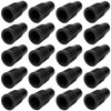 Black Presta Valve Caps Plastic Bike Tubeless Tire Caps Air