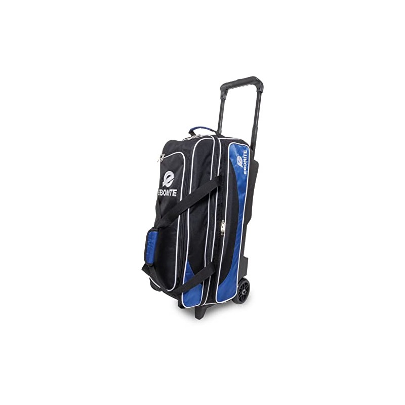 Ebonite Transport Triple Roller Bowling Bag (Blue)