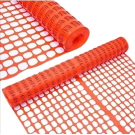 Grupo sancoys Malla Delimitadora Plástica De Seguridad Naranja 30.5 X 1.20