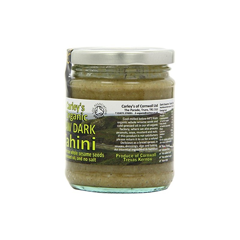(Pack Of 12 - Organic Raw Fair Trade Dark Tahini
