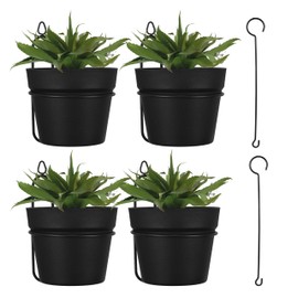 Gardzen Hanging Planters, Hanging Pots Holder for Plants Outdoor & Indoor, Plant Hangers for Plant Flower, L