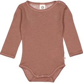 Müsli by Green Cotton Baby Girl Woolly Body Base Layer, Daydream