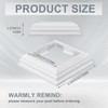 Thyle 4 Pcs True 5 x 5 Inch Vinyl Post