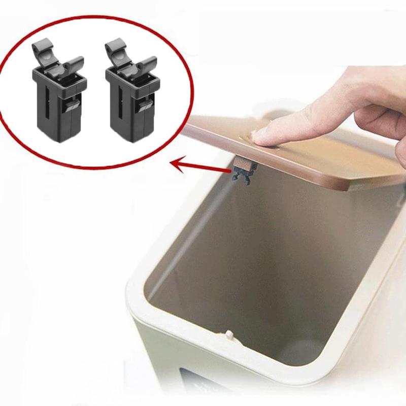 UtySty 10 Pack Trash Can Press Switch Waste Bin Door
