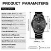 LIGE Men's Minimalist Watches Stainless Steel Waterproof Analog Quartz