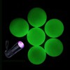 Aolowewin 6 pelotas de golf luminosas con linterna UV (12