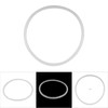 6 Sizes Replacement Clear Silicone Gasket Sealing Ring for Home