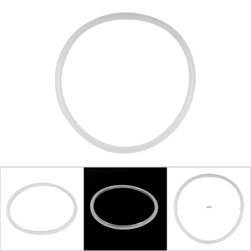 6 Sizes Replacement Clear Silicone Gasket Sealing Ring for Home