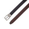 DOCKERS Men's Two-in-one Reversible Rotative Buckle Everyday Casual Dress Belt