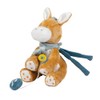 Nattou Mini Active Soft Toy Made of Polyester, Music, Donkey