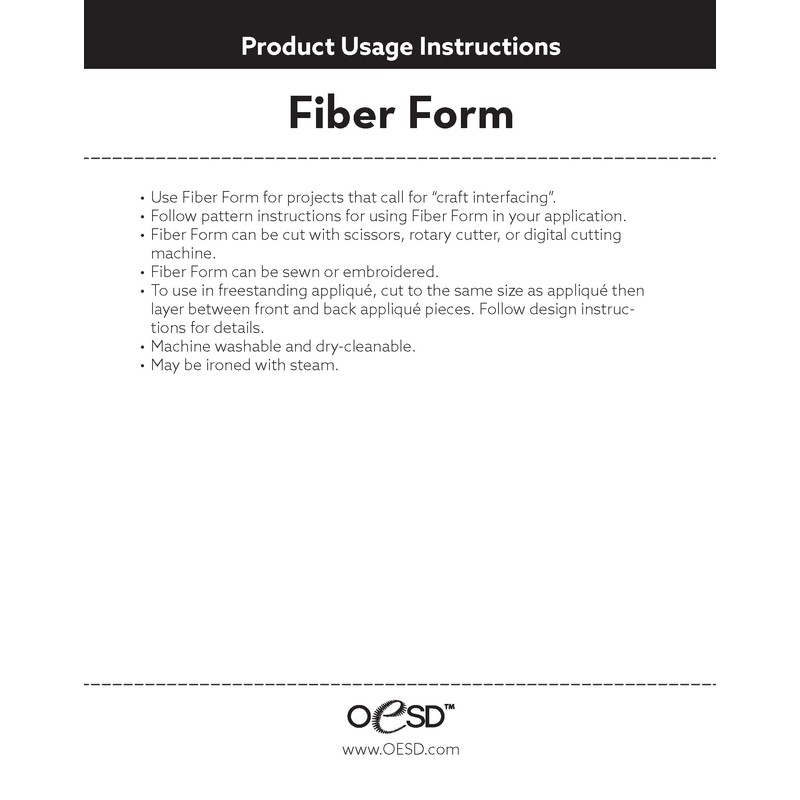 OESD Fiber Form 10" x 2 Yd Roll