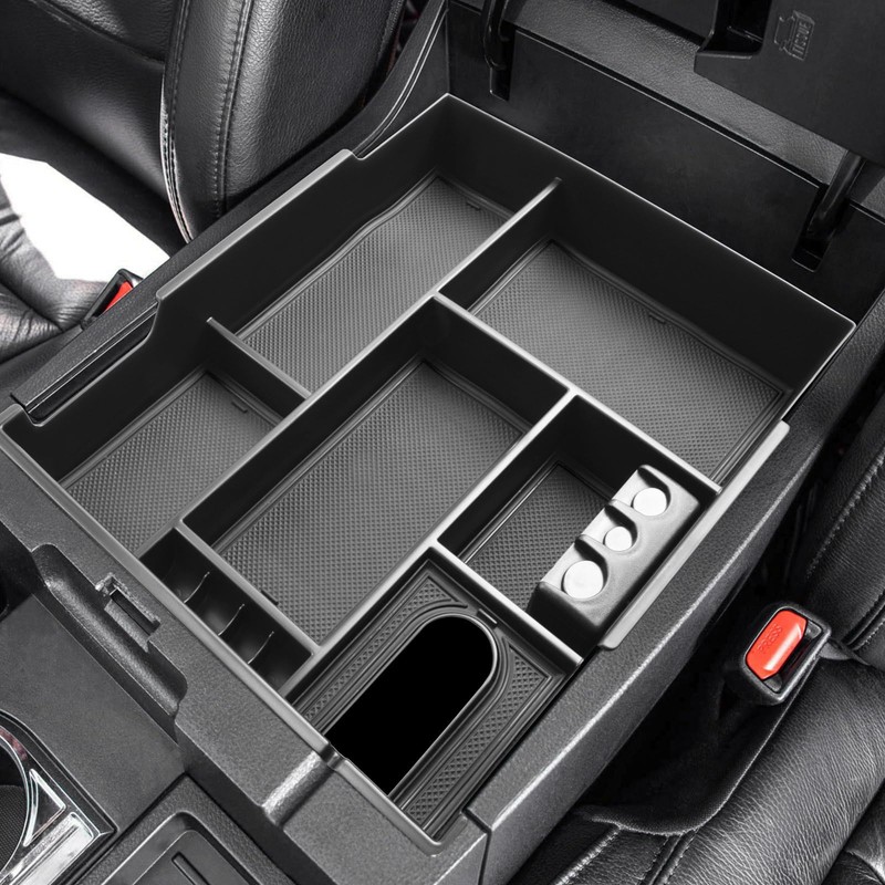 HGWEI Center Console Organizer Tray Compatible with Toyota Tundra 2014