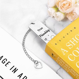 Ymapinc Best Friend Bookmark,Long Distance Friendship Bookmark Gifts, Going Away Farewell Gift for Besties BFF Friend Leaving Moving Birthday Graduation