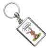 Du bist mein Lieblinghare Keyring Easter Gift Humorous and Loving,