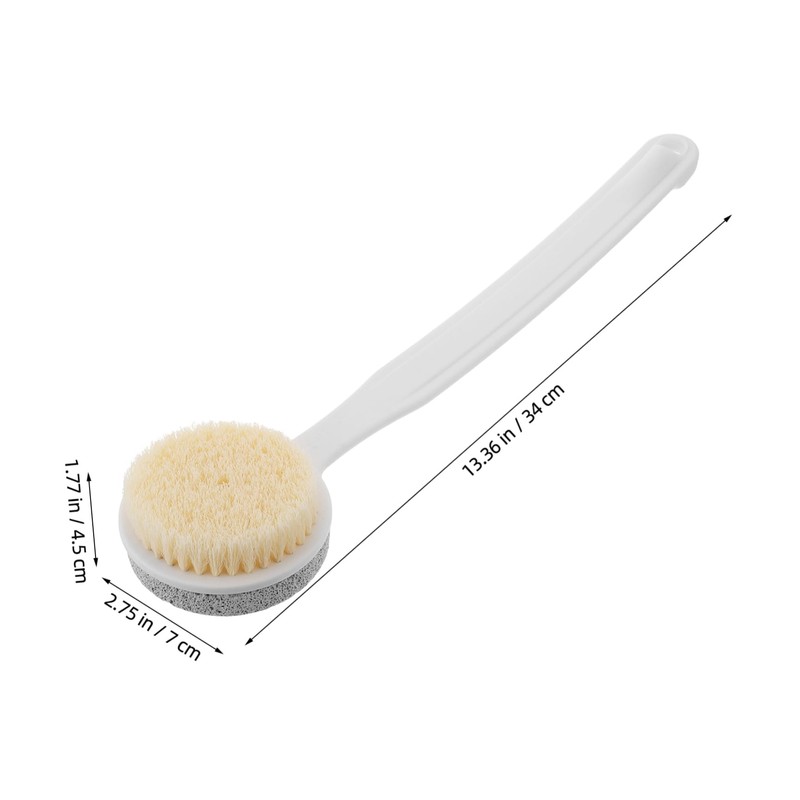 FRCOLOR Long Handle Foot File with Pumice Stone Callus Remover