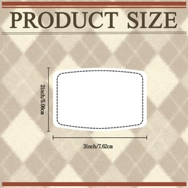 Bestlabel 60PCS Blank Hat Patches Laserable Square Rustic Leatherette Patch Adhesive Faux Leather Patches Blanks for Hats Fabric Custom Repair Sew Laser, Khaki