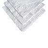 WYLZLKX Elegant Lace Trimmed Lady Cotton Handkerchiefs Delicate Flower Lace