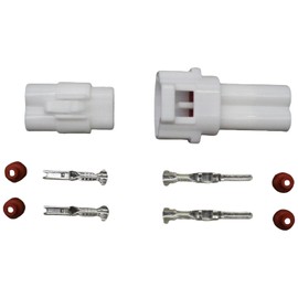 Powkos 2 Pin Waterproof Wire Connector 6187-2171 Compatible with Sumitomo MT090 Auto Motorcycle Harness Plug Replaces 6180-2181 6180-2321 6187-2311