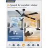 Fanbulous 64 Inch Ceiling Fans with Lights and Remote,Smart Ceiling