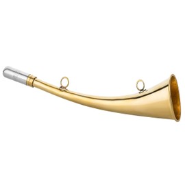 Hunting Horn Fog Horn 12 cm 16 cm 22 cm 25 cm 31 cm Hunting Boat Made of Polished Brass Golden (25 cm)