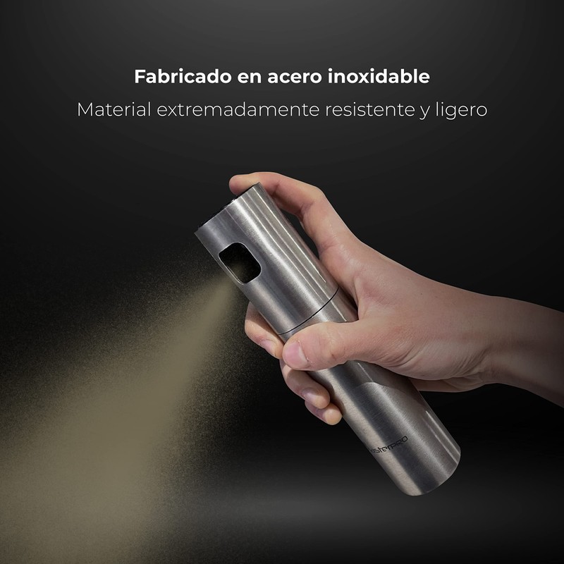 MasterPRO Foodies | Ölzerstäuber | 100 ml Sprühvolumen 4x17,5 cm