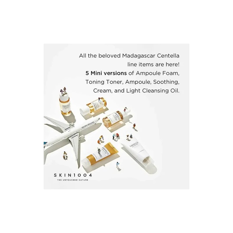 Kit Viaje Skin1004 Centella Asiatica 5 Pasos Reparador Piel