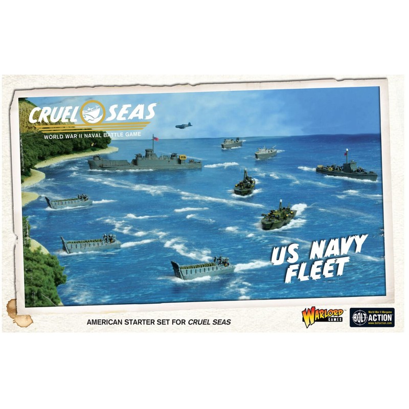 Warlord Cruel Seas US Navy Fleet War Game - 1:300