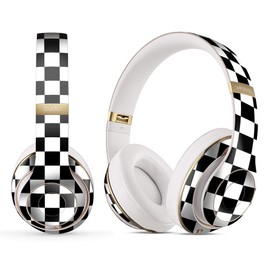 DesignSkinz - Compatible with Beats Studio 2/3 Wireless - Skin Decal Protective Scratch Resistant Vinyl Wrap - Checkerboard