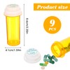 ElevateTech Empty Plastic Pill Bottles with Caps, Small Medicines Bottle