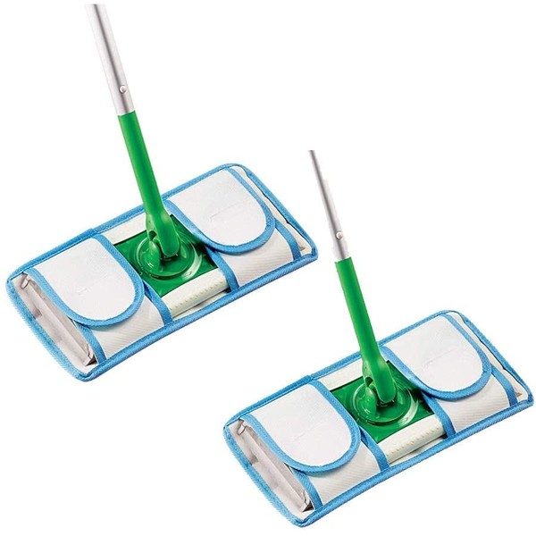 Set of 2 Resusable Microfiber Mop Pads