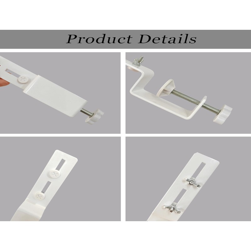 Desk Clamp 2Pcs,Pegboard Fixing Bracket Desktop Fixing Bracket, Office Game