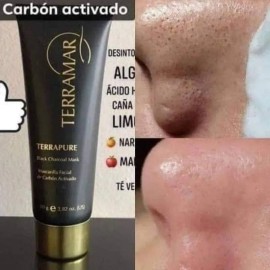 Mascarilla Facial Carbon Activado Terramar Purificante Tipo Piel Todo