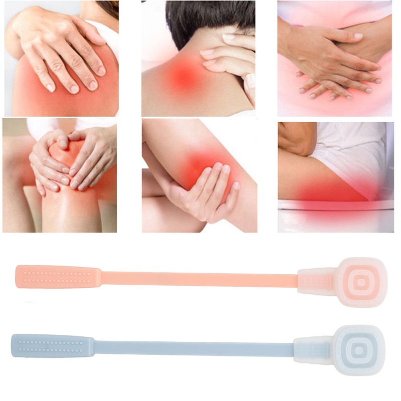 2Pcs Meridian Pat Sha Board Pats Pink Blue Silicone Health