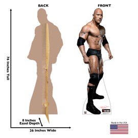 Cardboard People The Rock Life Size Cardboard Cutout Standup - WWE